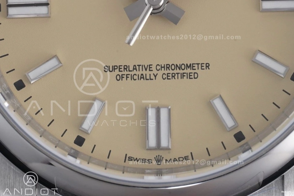 Edition Oyster Perpetual 126000 Dial VR3230 Best 904L KRF 1:1 Steel 36mm Beige 0519